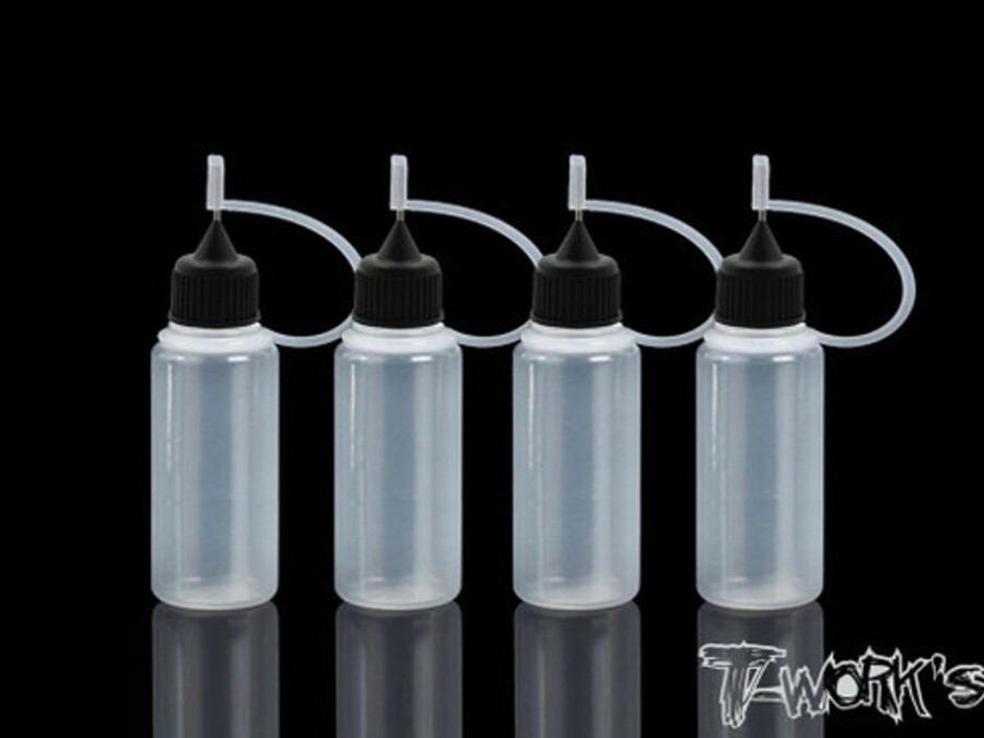 Shock And Differential Oils | Accessories T-Works T-Works - Needle Head Oil Bottle 20Cc. 4Pcs