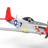 Planes Volantex Volantex Rc 768-1 Mustang P-51D 750Mm Wingspan Epo Warbird Rc Airplane Rtf ( With Stabilizer)