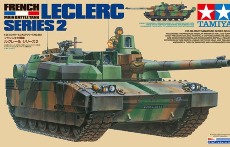 Military | Model & Die-Cast Tamiya Tamiya - 1/35 French Main Battle Tank Leclerc Series 2 Plastic Model Kit [35362]