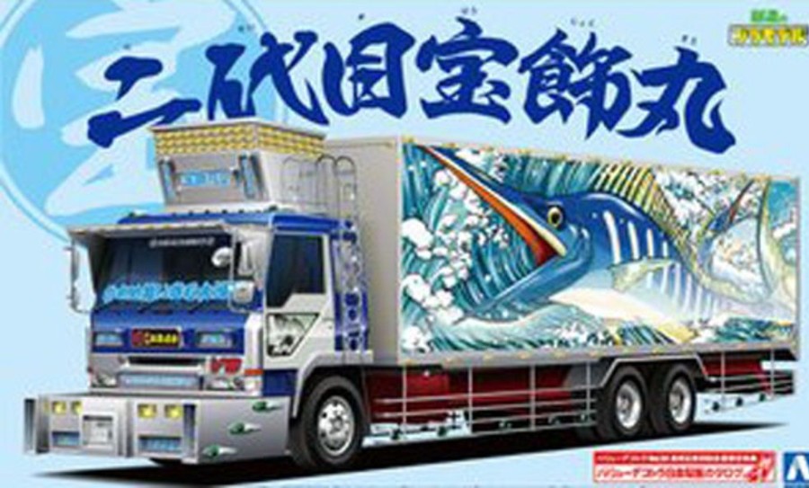 Cars | Model & Die-Cast Aoshima Aoshima - 1/32 Value Dekotora No.50 Japanese Truckers Tokaido 2Nd Gen Hoshokumaru