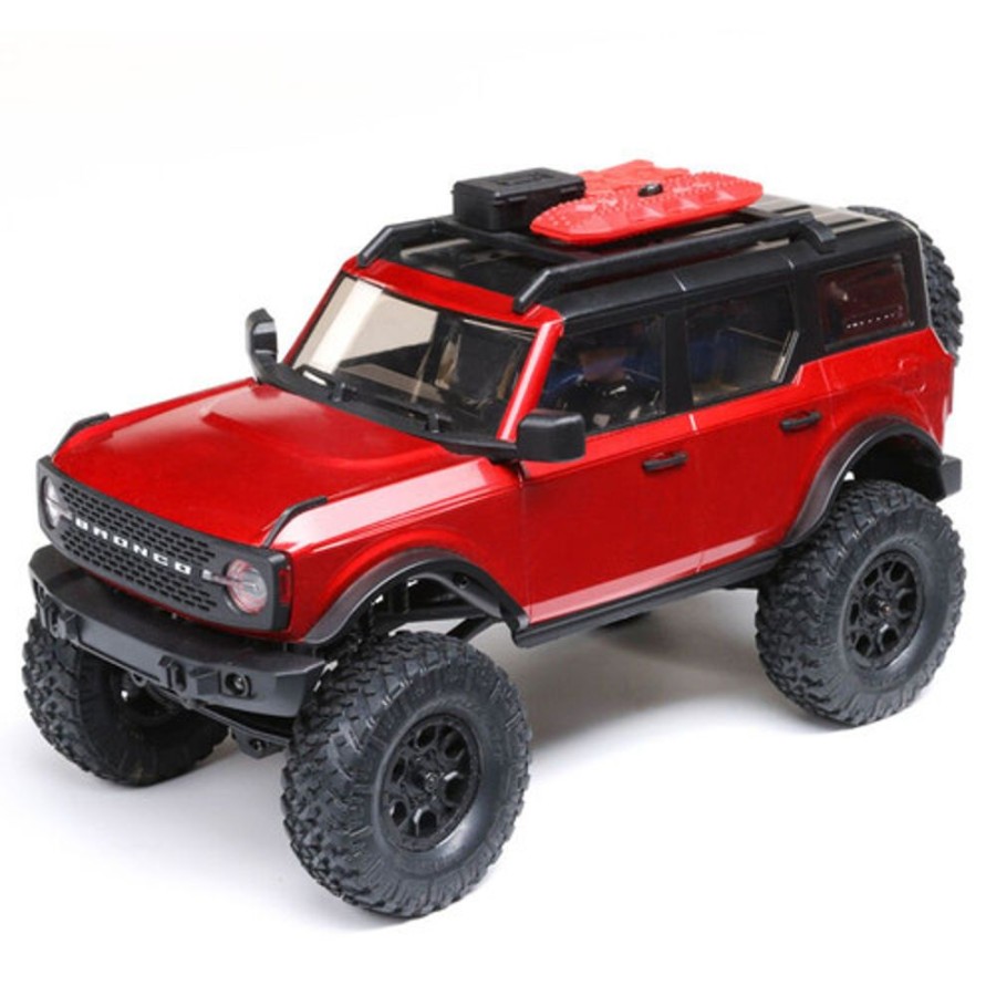 Cars/Tanks Axial 1/24 Scx24 2021 Ford Bronco 4Wd Truck Rtr, Red By Axial