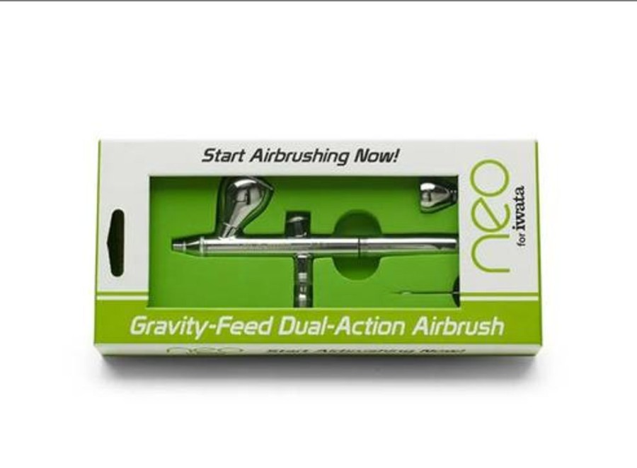 Paint Brushes, Airbrushes & Compressors | Accessories iwata Iwata Gravity Air Brush Neo 0.35Mm N4500