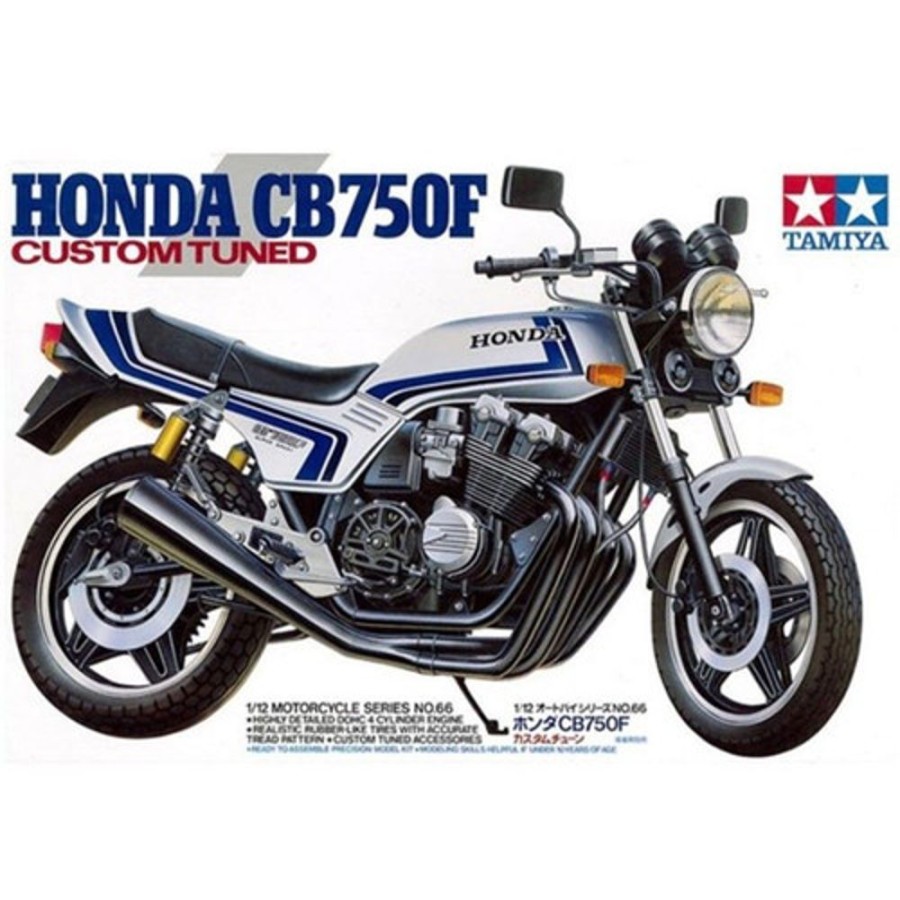 Bikes | Model & Die-Cast Tamiya Tamiya - 1/12 Honda Cb750F Custom Tuned Plastic Model Kit [14066]