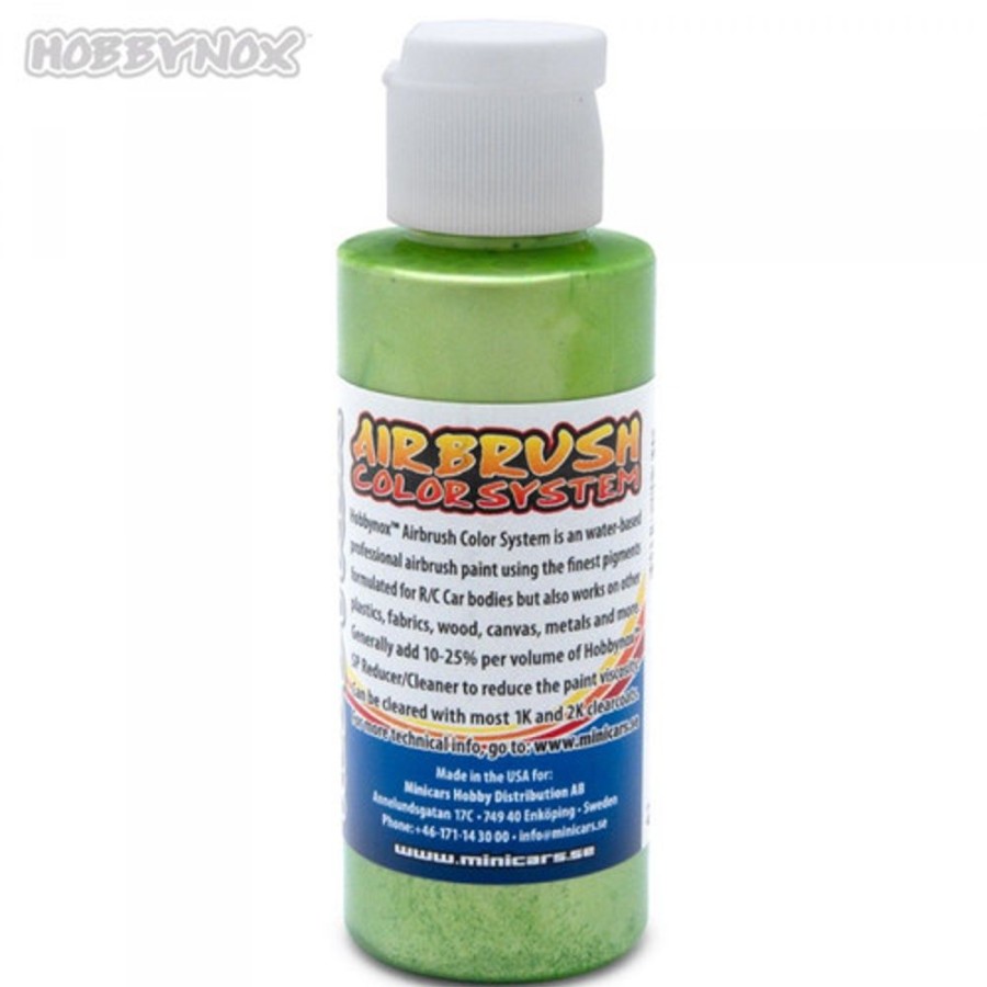 Hobbynox Paint | Accessories Hobbynox Hobbynox - Airbrush Color Pearl Key-Lime Green 60Ml