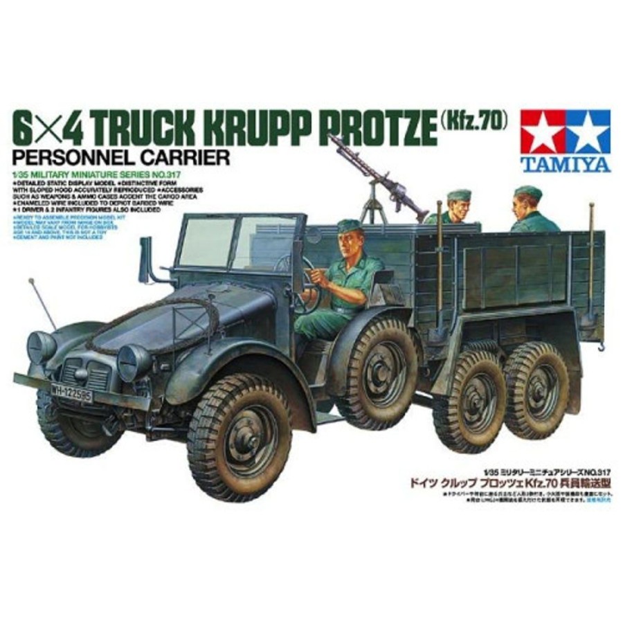 Military | Model & Die-Cast Tamiya Tamiya- 1/35 6X4 Truck Krupp Protze Personnel Carrier[35317]