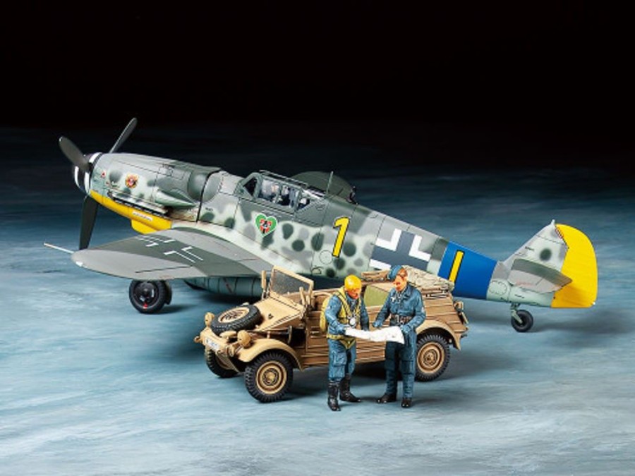 Aircraft | Model & Die-Cast Tamiya 1/48 Messerschmitt Bf109 G-6 & Kubelwagen Type 82 Set Item No: 25204