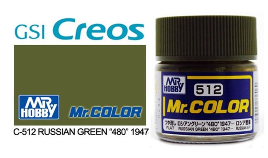 Mr. Hobby Paint | Accessories Mr Hobby Gunze - C512 Mr Color Russian Green 4Bo 1947