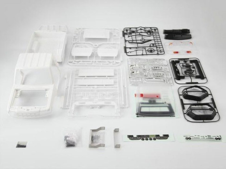 Crawler Accessories | Parts KillerBody Killerbody 1/10 Toyota Land Cruiser 70 Hard Body Kit ( Lc70)W/Pedal, Wheel Arches, Steel Mounting White (Diy)