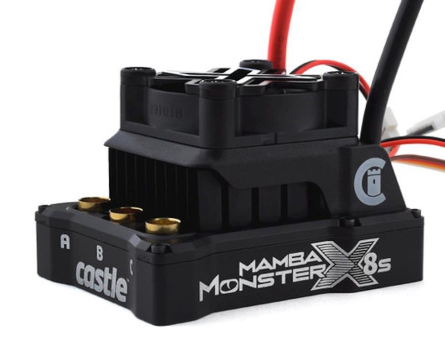 Surface | Electronics Castle Creations Castle Creations Mamba Monster X 8S 1/6 Esc/Motor Combo W/1717 Sensored Motor (1650Kv)