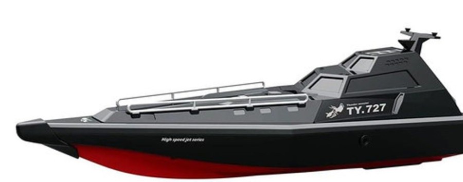 Boats TYXIN Ty727 High Speed Rc Jet Boat 30Km/H 2.4Ghz - Black