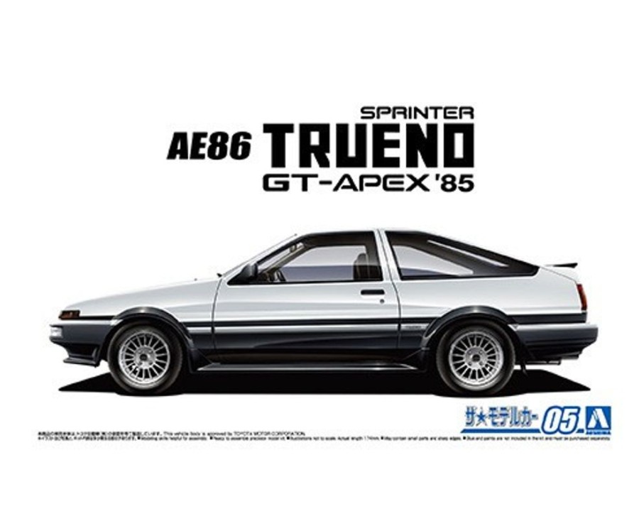 Cars | Model & Die-Cast Aoshima Aoshima 1/24 Toyota Ae86 Sprinter Trueno Gt-Apex 1985