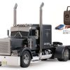 Trucks & Trailers | Cars/Tanks Tamiya Tamiya - 1/14 Grand Hauler Black Edition (Matte Black) [56356]