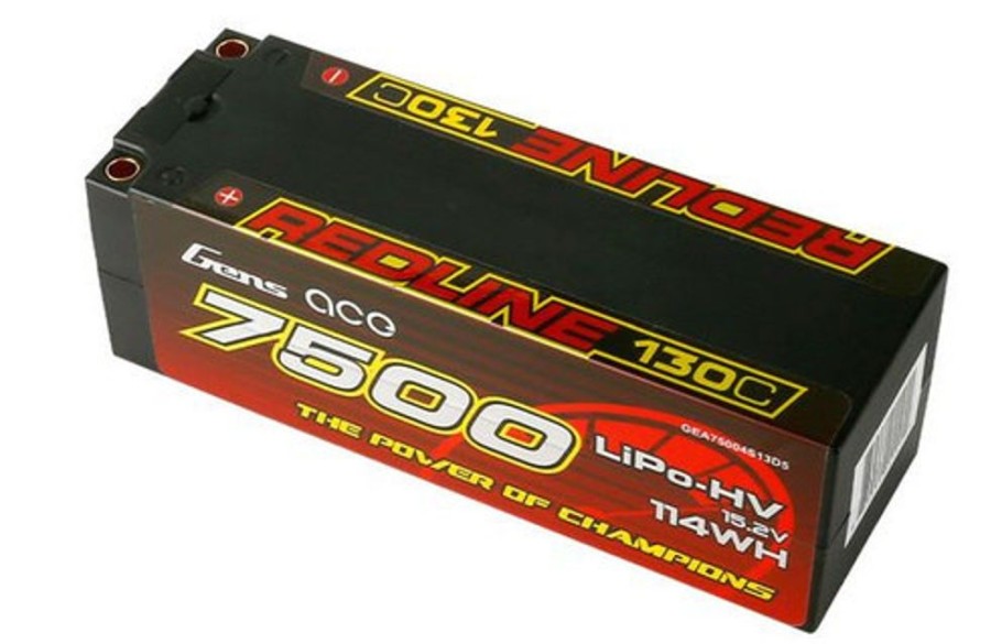 Lithium Polymer Batteries | Batt/Charger Gens Ace Gens Ace Redline 7500Mah 15.2V 4S Hv 130C Hardcase Lipo Battery