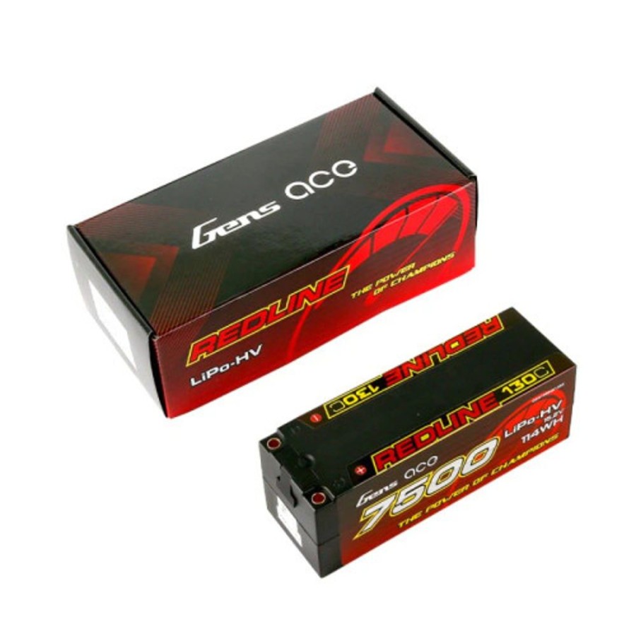 Lithium Polymer Batteries | Batt/Charger Gens Ace Gens Ace Redline 7500Mah 15.2V 4S Hv 130C Hardcase Lipo Battery