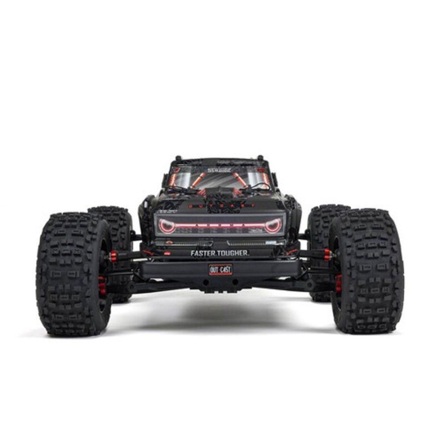 Cars/Tanks Arrma Arrma 1/5 Outcast V2 4X4 8S Blx Exb Brushless Stunt Truck Rtr, Black