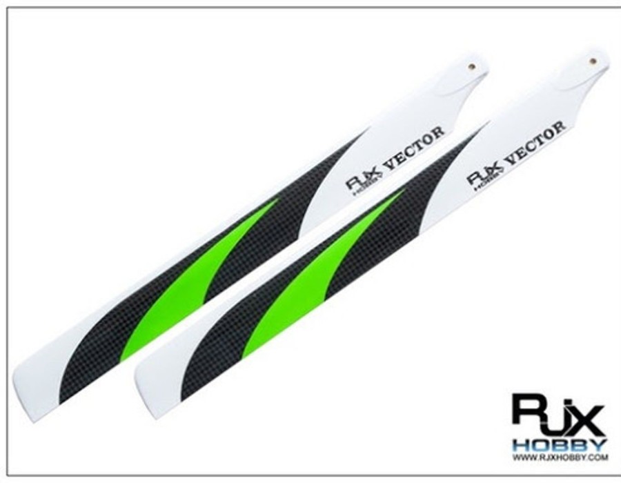 Rc Helicopter Blade | Parts RJX 1 Pair Rjx Vector 360Mm Premium Carbon Fiber Main Blade For 450L 470L X3 X360 Rc Helicopter