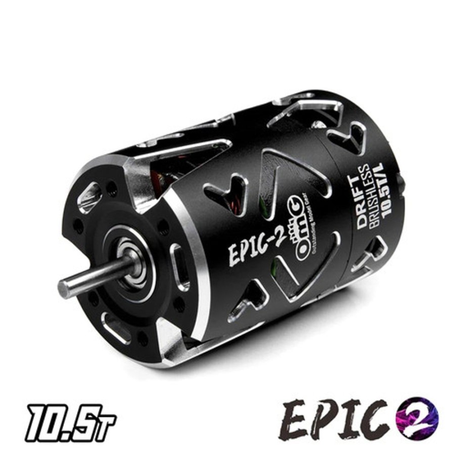 Surface | Electronics OMG Omg Epic-2 10.5T Professional Drift Motor - Black