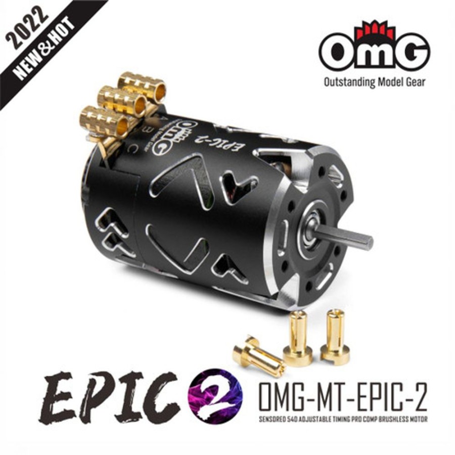 Surface | Electronics OMG Omg Epic-2 10.5T Professional Drift Motor - Black