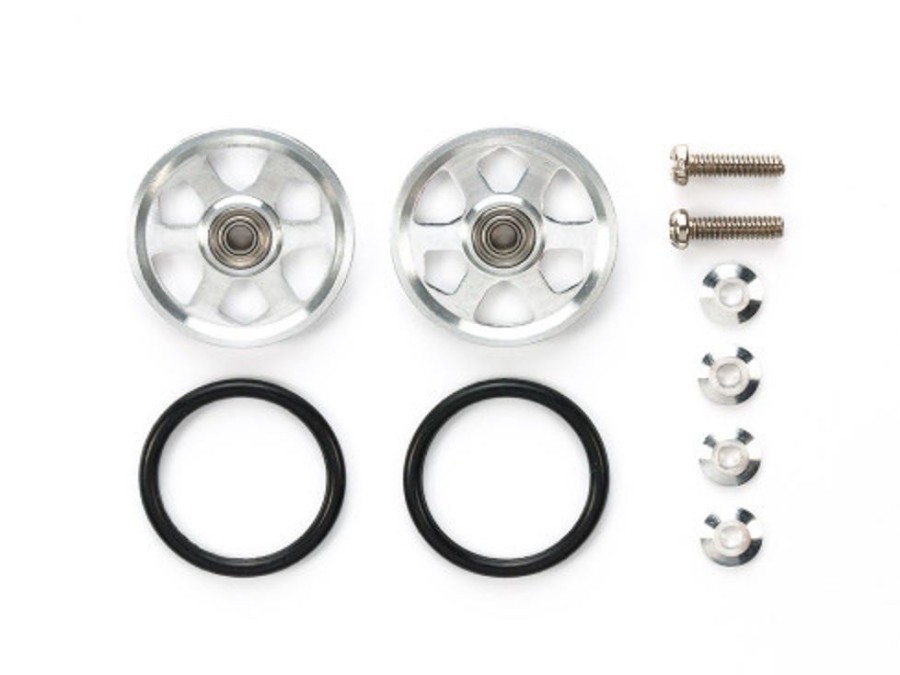 Parts Tamiya Tamiya - 6-Spokes Aluminum Ball-Race Rollers 19Mm [95421]