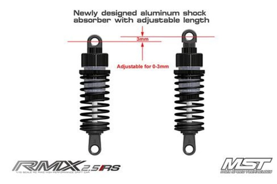 Cars/Tanks MST Mst Rmx 2.5 Rs Black 1/10 Rwd Drift Car Kit [532199Bk]