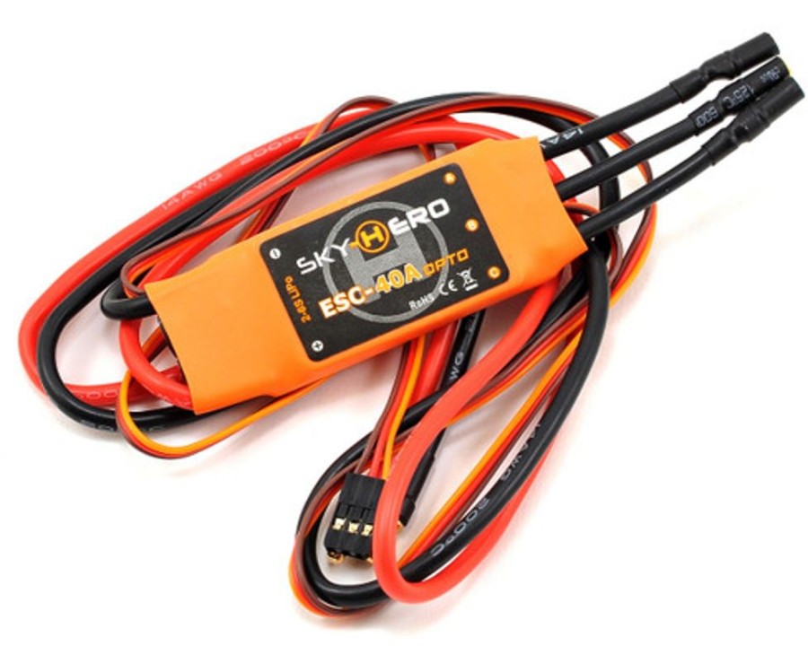 Air | Electronics Sky-Hero Sky Hero 40A 6S High Voltage Opto Esc W/Simonk Firmware