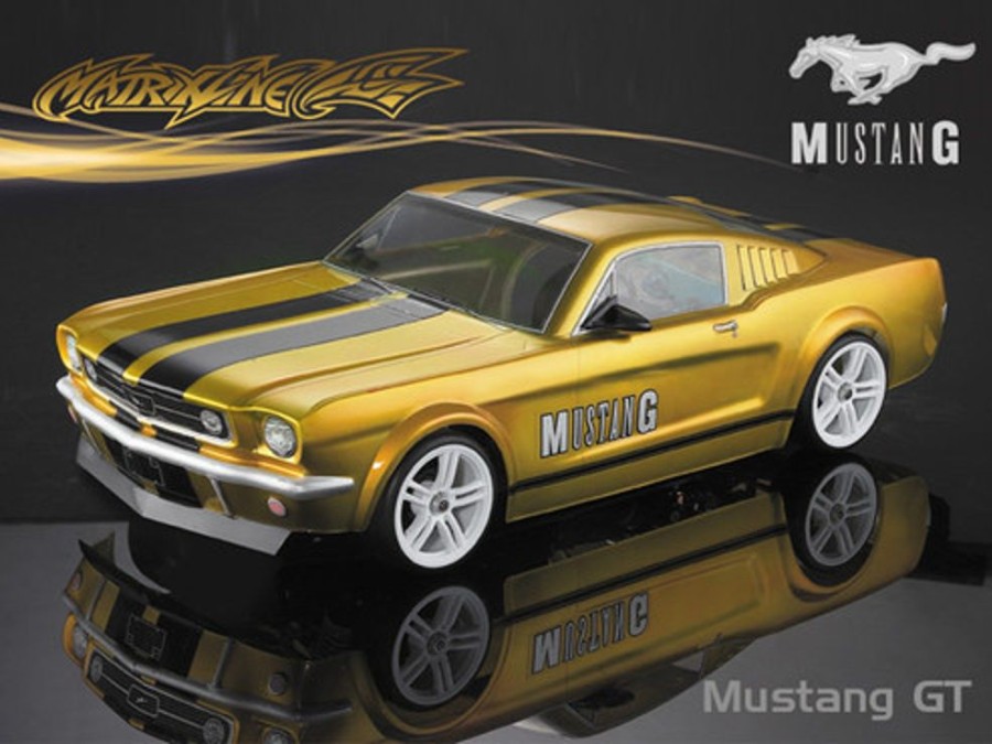 Rc Car Shell & Accessories | Parts Matrixline Ford 66 Mustang Gt Clear Body