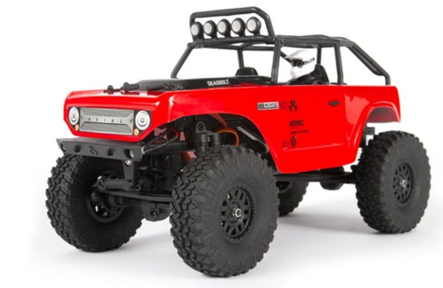 Cars/Tanks Axial Axial Scx24 Deadbolt 1:24 Crawler Rtr Red