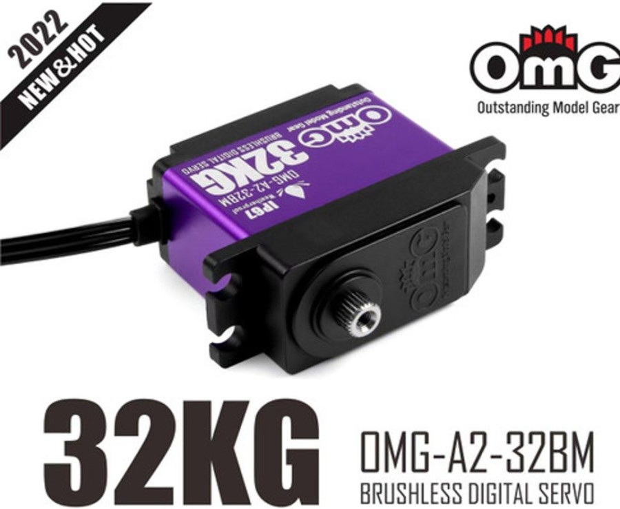 Omg Servos | Electronics OMG Omg 32Kg Brushless High-End Servo Omg-A2-32Bm,Stainless Steel Gear