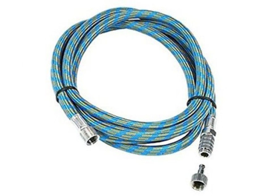 Paint Brushes, Airbrushes & Compressors | Accessories Feng Da Fenngda Ac-Bd30 3M Braided Airhose With Quick Disconnect