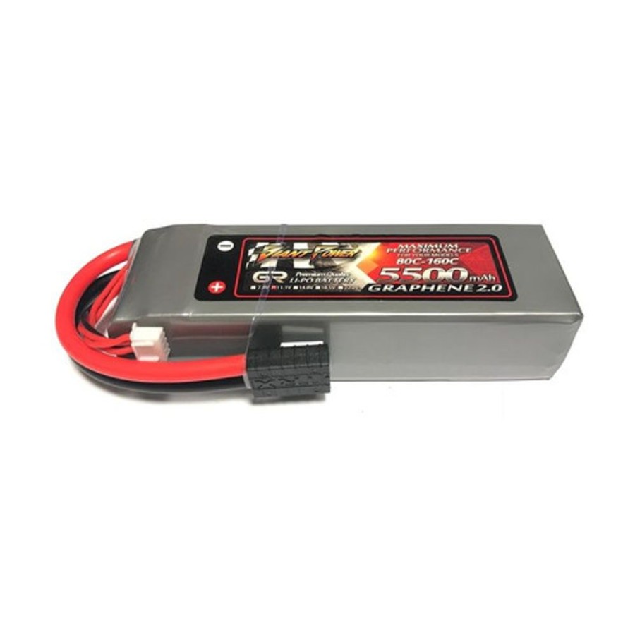 Lithium Polymer Batteries | Batt/Charger Giant Power Giant Power Graphene 3S 11.1V 5500Mah 80C Li-Po W/ Traxxas Plug