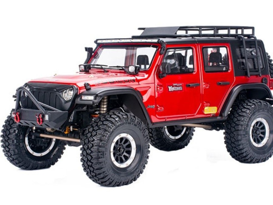 Cars/Tanks YIKONG Yikong Rubicon 1/10 Scale Pro Rc Crawler Yk4102 (Red)