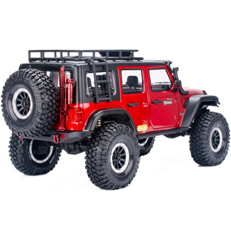 Cars/Tanks YIKONG Yikong Rubicon 1/10 Scale Pro Rc Crawler Yk4102 (Red)