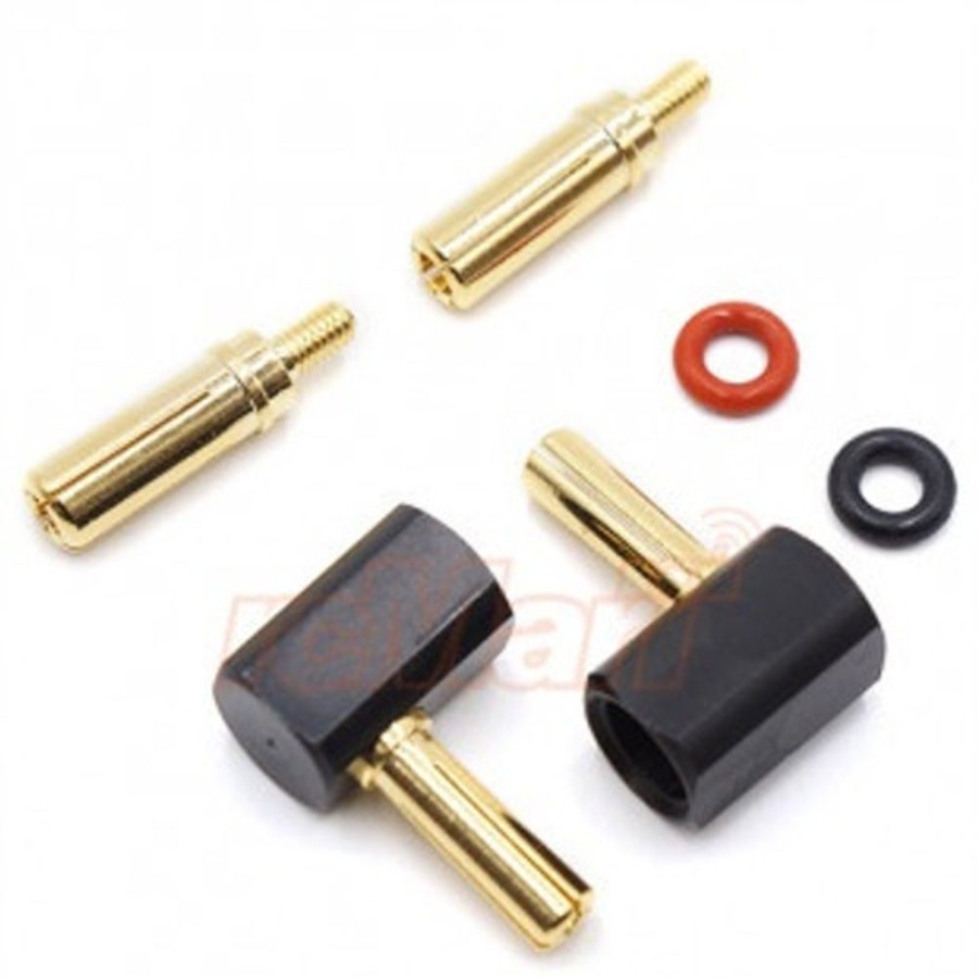 Plugs & Adapter | Accessories Yeah Racing Yeah Racing Angle Type 4Mm & 5Mm Connector Plug Wpt-0121