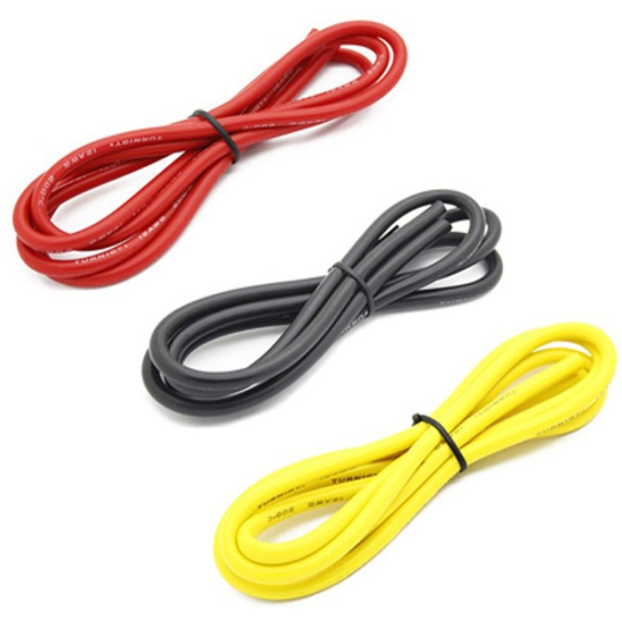 Cables | Accessories KDS Kds Silica Gel Wire 10Awg 6Mm , Red,Black,Yellow 1M Of Each