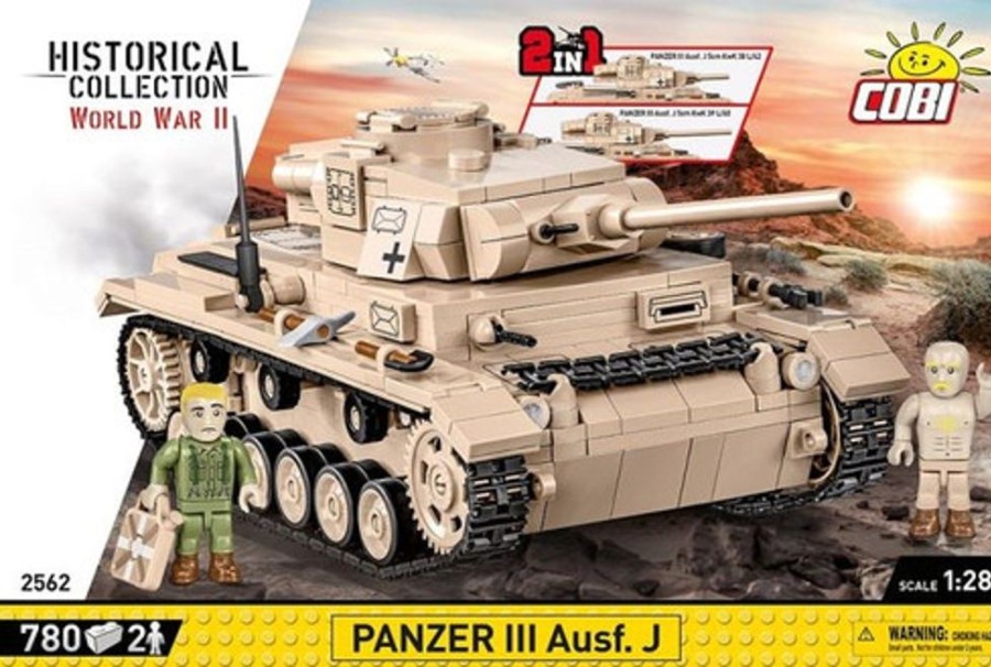 Model & Die-Cast Cobi Cobi-2562 | Hc Wwii /2562/ Panzer Ill Ausf.J 780 Pcs