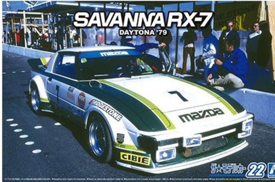 Cars | Model & Die-Cast Aoshima Aoshima 1/24 Mazda Sa22C Rx-7 Daytona 1979