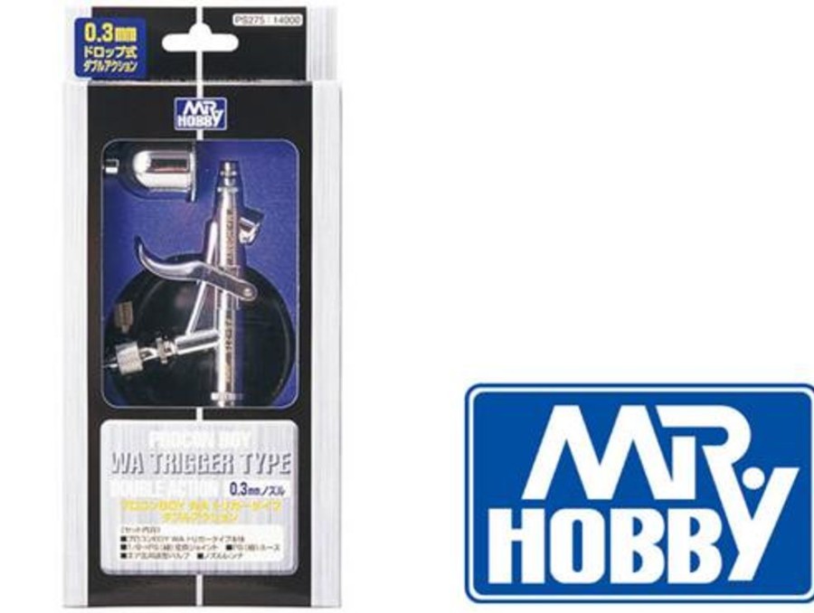 Paint Brushes, Airbrushes & Compressors | Accessories Mr Hobby Mr Hobby Gsi Creos Mr. Airbrush Procon Boy Ps-275 0.3Mm Pistol Trigger Type