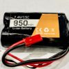 Li-On Battery | Batt/Charger WPL Wpl D12 Spare Battery 7.4V Li-On 850Mah With Jst