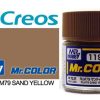 Mr. Hobby Paint | Accessories Mr Hobby Gunze - C119 Mr Color Semi Gloss Glm76 Sand Yellow