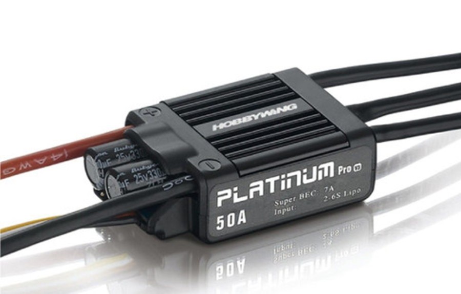 Air | Electronics HobbyWing Hobbywing Platinum 50A V3 Esc Electronic Speed Controller