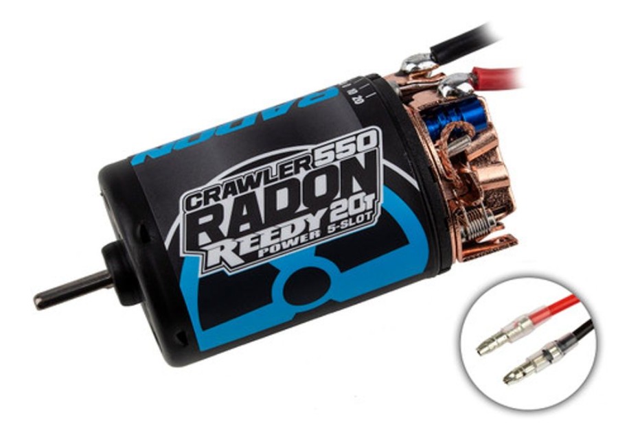 Surface | Electronics Reedy Reedy Radon 2 550 Crawler 5-Slot Brushed Motor (20T)