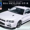 Cars | Model & Die-Cast Aoshima Aoshima - 1/24 Pre-Painted Model No.32 R34 Skyline Gt-R V-Spec Ii