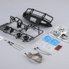 Crawler Accessories | Parts KillerBody Killerbody 1/10 Alloy Bumper W/Leds Upgrade Sets Matt-Black Traxxas Trx-4 Chassis