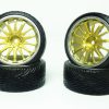 Rim & Tyre | Parts CS model Cs Model 1: 10 Scale Tyre & Rim 4Pcs Ty-028+5049G 3Mm Offset Wheels