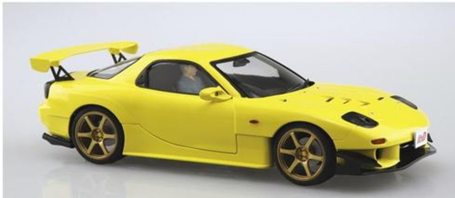 Cars | Model & Die-Cast Aoshima Aoshima - 1/24 Keisuke Takahashi Fd3S Rx-7 Project D Specifications W/Driver Figure