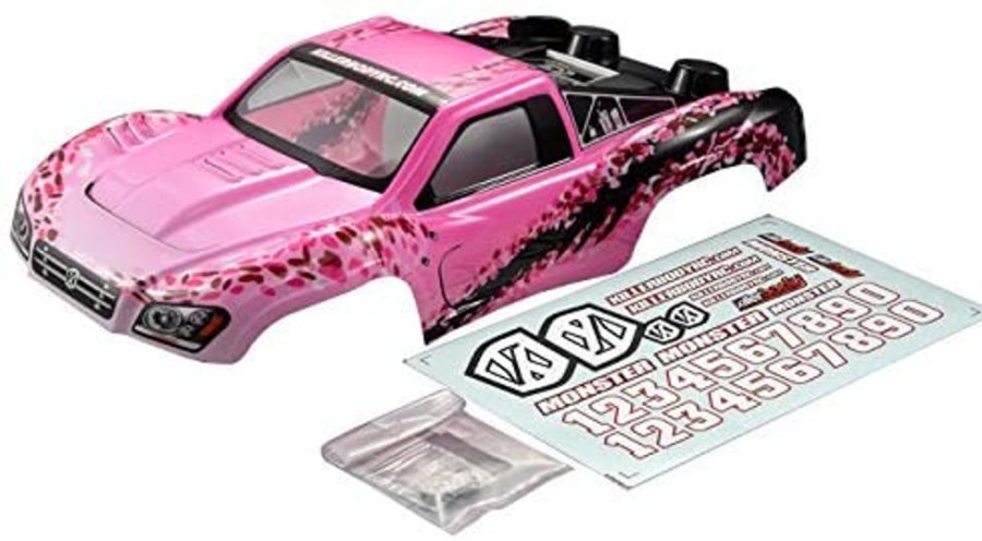 Rc Car Shell & Accessories | Parts KillerBody Killerbody #48219 Short Course Truck Finished Body Shell Monster Lady Flower Pattern (Printed)