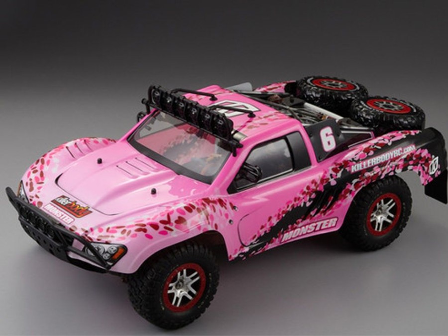 Rc Car Shell & Accessories | Parts KillerBody Killerbody #48219 Short Course Truck Finished Body Shell Monster Lady Flower Pattern (Printed)