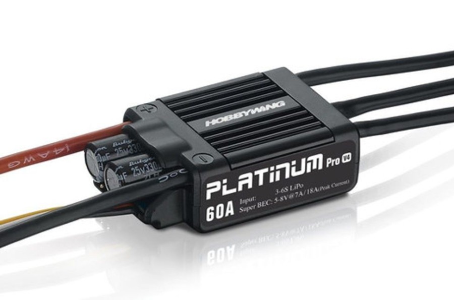 Electronics HobbyWing Hobbywing 30215100 Platinum Pro V4 - 60A (3S-6S)