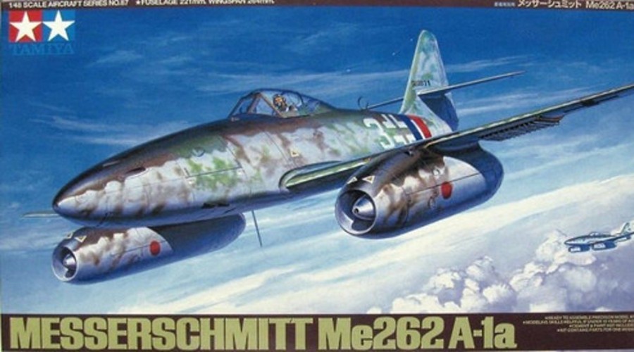 Aircraft | Model & Die-Cast Tamiya Tamiya - 1/48 Messerschmitt Me262 A-1A Plastic Model Kit [61087]