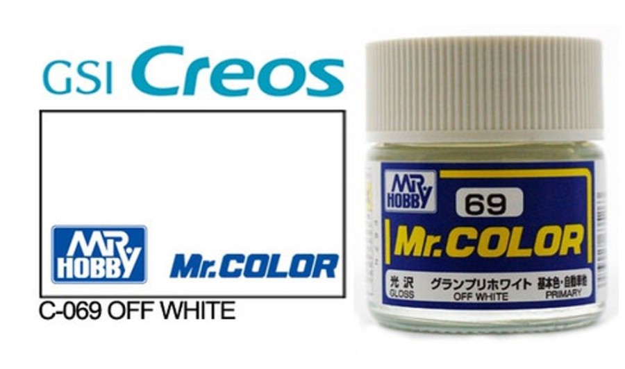 Mr. Hobby Paint | Accessories Mr Hobby Gunze - C069 Mr Color Gloss Off White